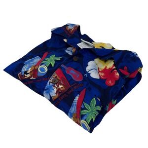 Men's Blue Hawaiian Shirt